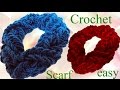 Como tejer una Bufanda a Crochet con una sola tira de argollas gruesas trenzadas - Scarf Crochet