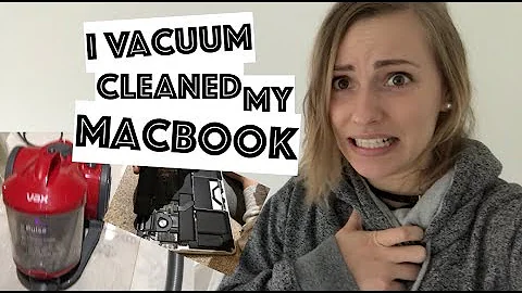 HOW TO clean your macbook pro with a vacuum cleaner