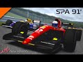 [100% SIMU] Spa 1991 avec Alain Prost en F1 Ferrari (Assetto-Corsa - TrackIr)