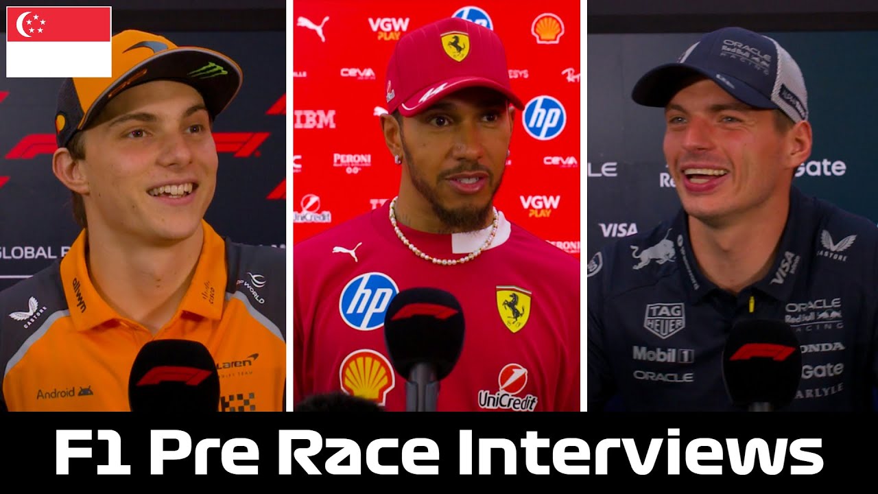F1 Pre Race Drivers Interviews | Singapore GP 2025