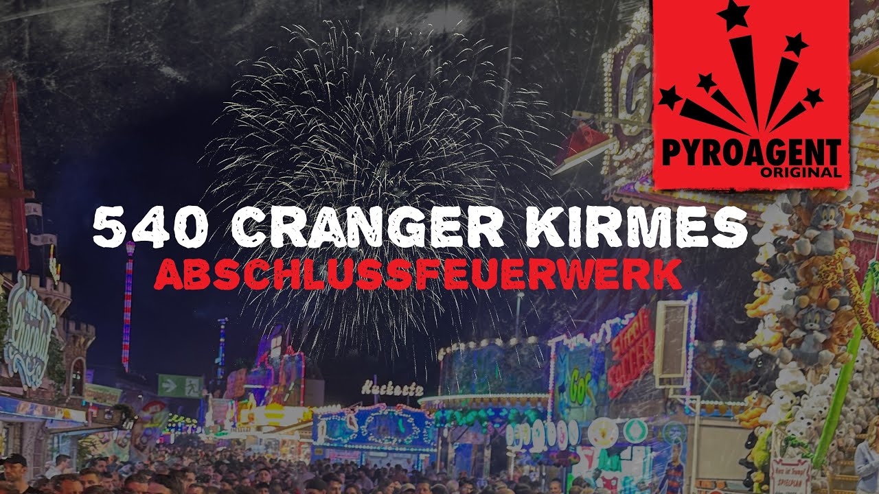 540 Cranger Kirmes Abschlussfeuerwerk