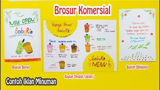 Cara Membuat Brosur Komersial II Contoh Reklame Komersial