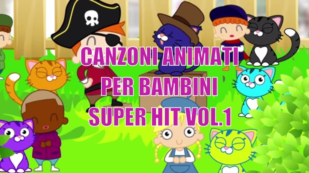 Canzoni Animate Per Bambini Super Hit 1 Quarantaquattro Gatti Il Gatto Puzzolone Youtube