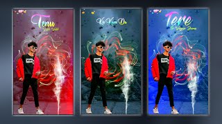 Video Effect Kinemaster - Full Screen Black Screen Template - Lightning Glitch Editing Effect