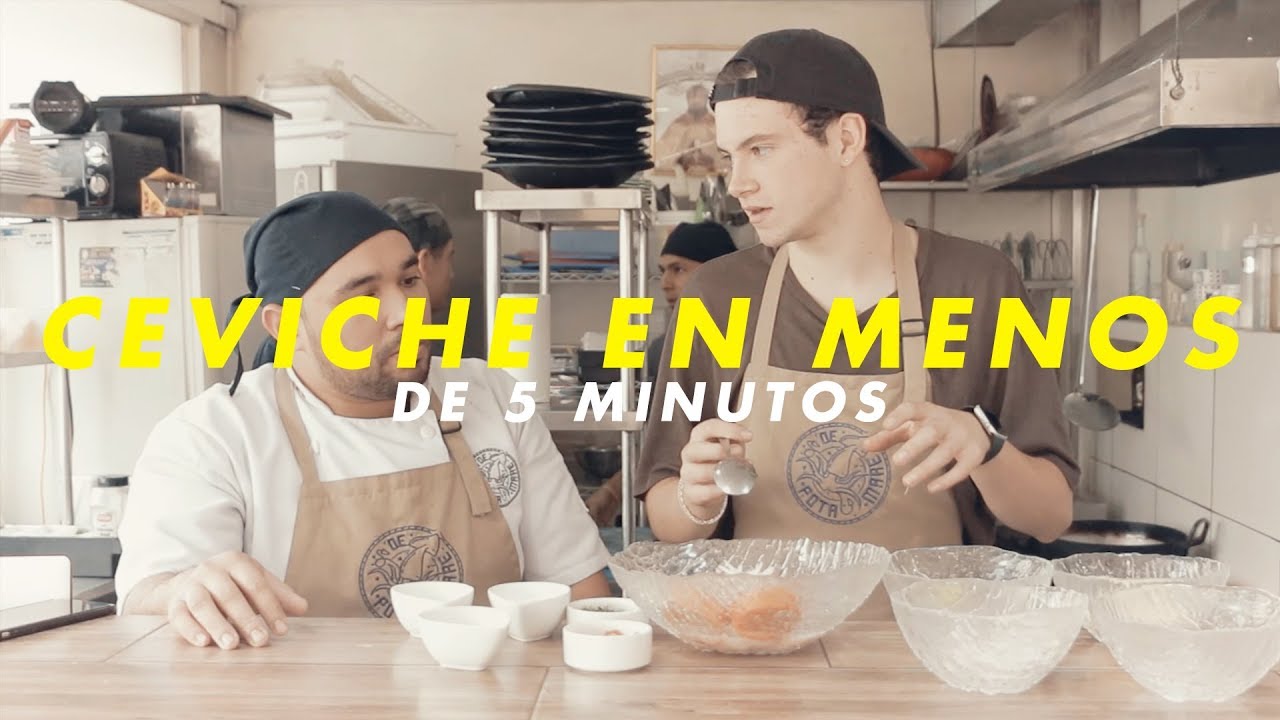 ¿CEVICHE EN MENOS DE 5 MINUTOS? - Marcelo Frisancho