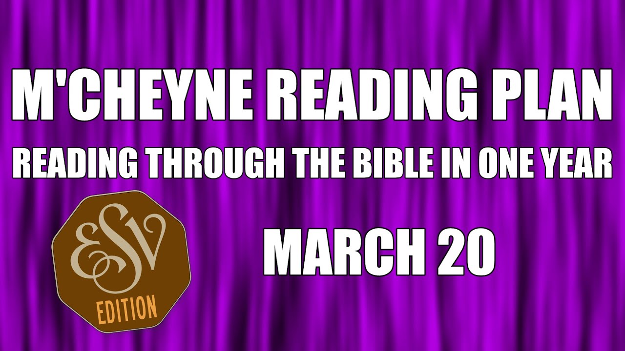 Day 79 - March 20 - Bible in a Year - ESV Edition - YouTube