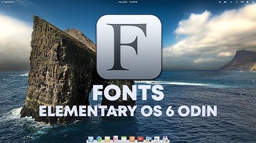 Elementary OS 6 ODIN Fonts