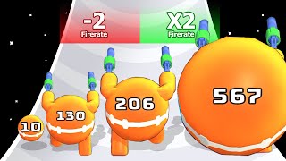 BALLS WAR RUNNER: Level Up Balls, Numbers Game (All Levels) screenshot 3