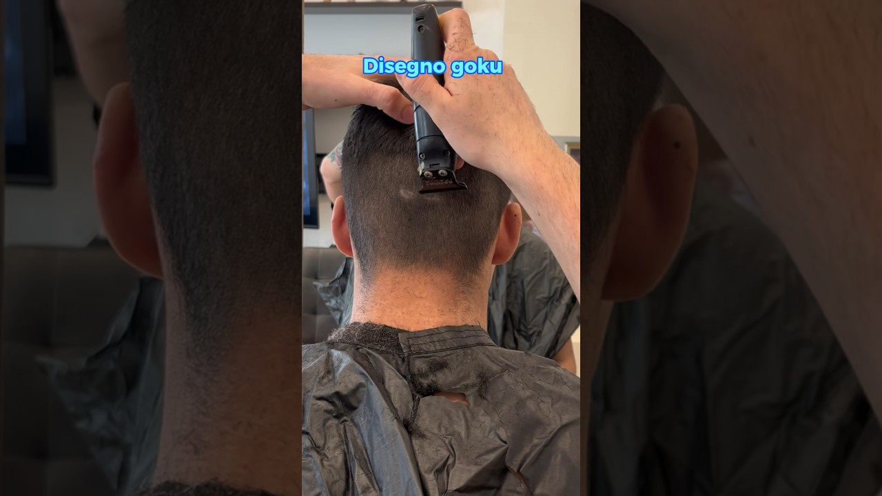 Disegno goku sui capelli🐉.               
