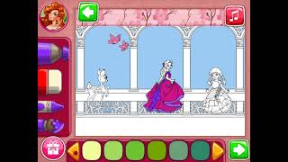 Color Me Princess - Online Free Game at 123Games.App screenshot 2