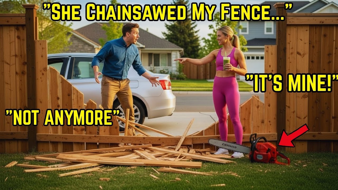 Карен срубила мой забор, чтобы получить «доступ», — поэтому я купил её землю на аукционе.