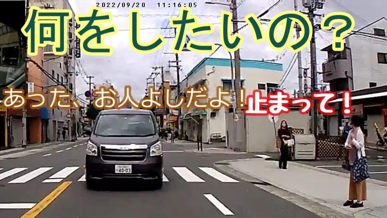 韓流エリア 同じ横断歩道でタクシー待ち を歩行者として一時停止してしまう撮影車 Youtube