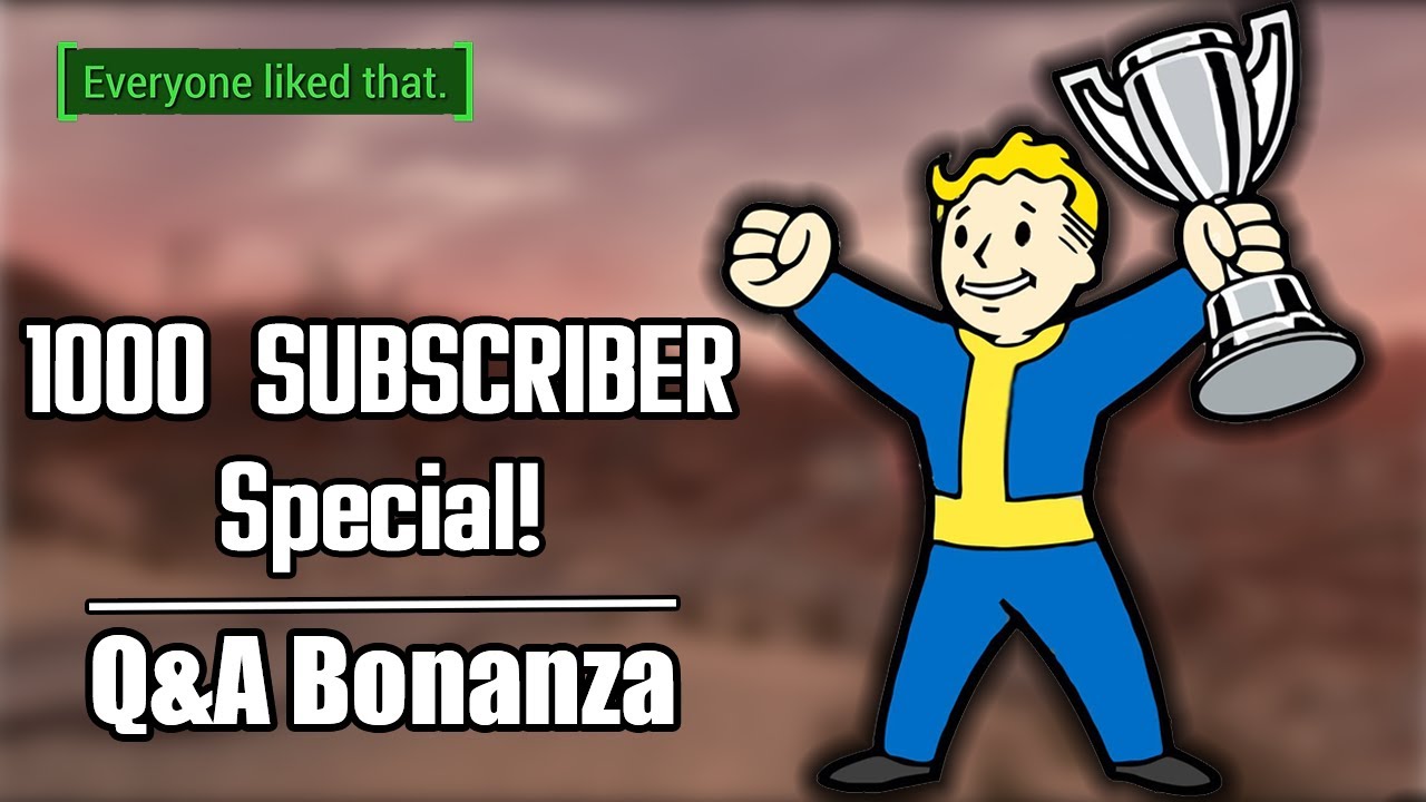 1000 Subscriber Q&A bonanza!