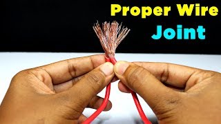 How To Properly Join Electrical Wires (The RIGHT WAY)