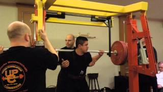 Herbert Czeplinski / Squat 190 kgs / German powerlifting championships 2014