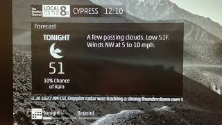 IntelliSTAR Emulator Cypress TX Confirmed Tornado Warning 12/28/24 12:10 PM EST/11:10 AM CST