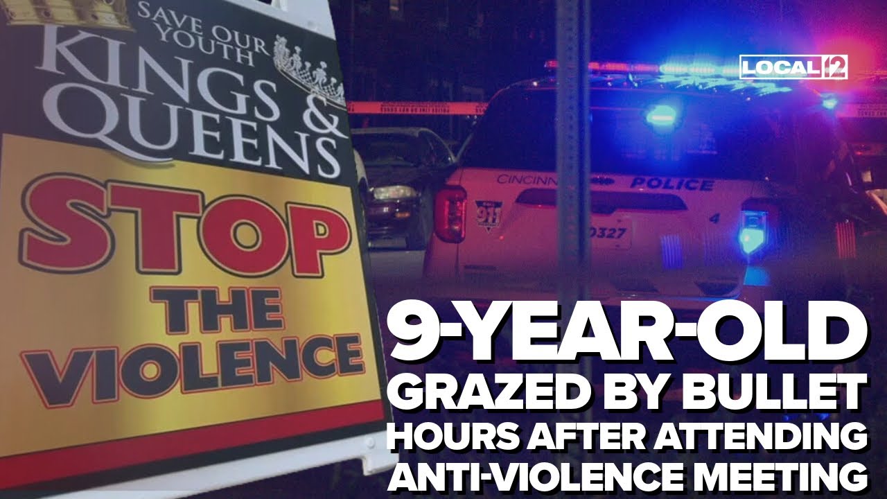 9 year old grazed by bullet hours after attending anti violence meeting ...