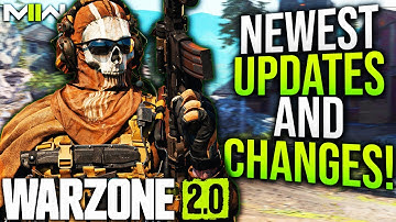 WARZONE 2: New UPDATE PATCH NOTES & Changes Revealed! (MW2 New Update)