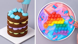 Top Trending Rainbow Cake Decorating Recipes For All the Rainbow Cake Lovers | Tasty Cake Tutorials