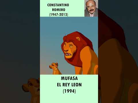 La Petición Imperativa de Constantino Romero para Doblar a Mufasa que Disney Aceptó con Reluctancia 1 YouTube video
