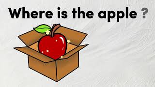 Where is it? In On Under | Learn Prepositions with Pictures