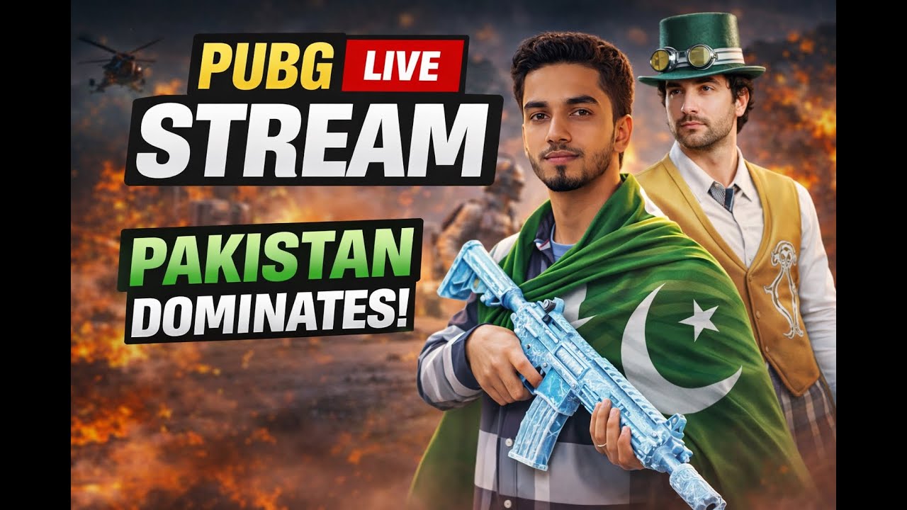 LIVE PUBG 🔴 | Pakistan Squad | Full TDM Gameplay 💣