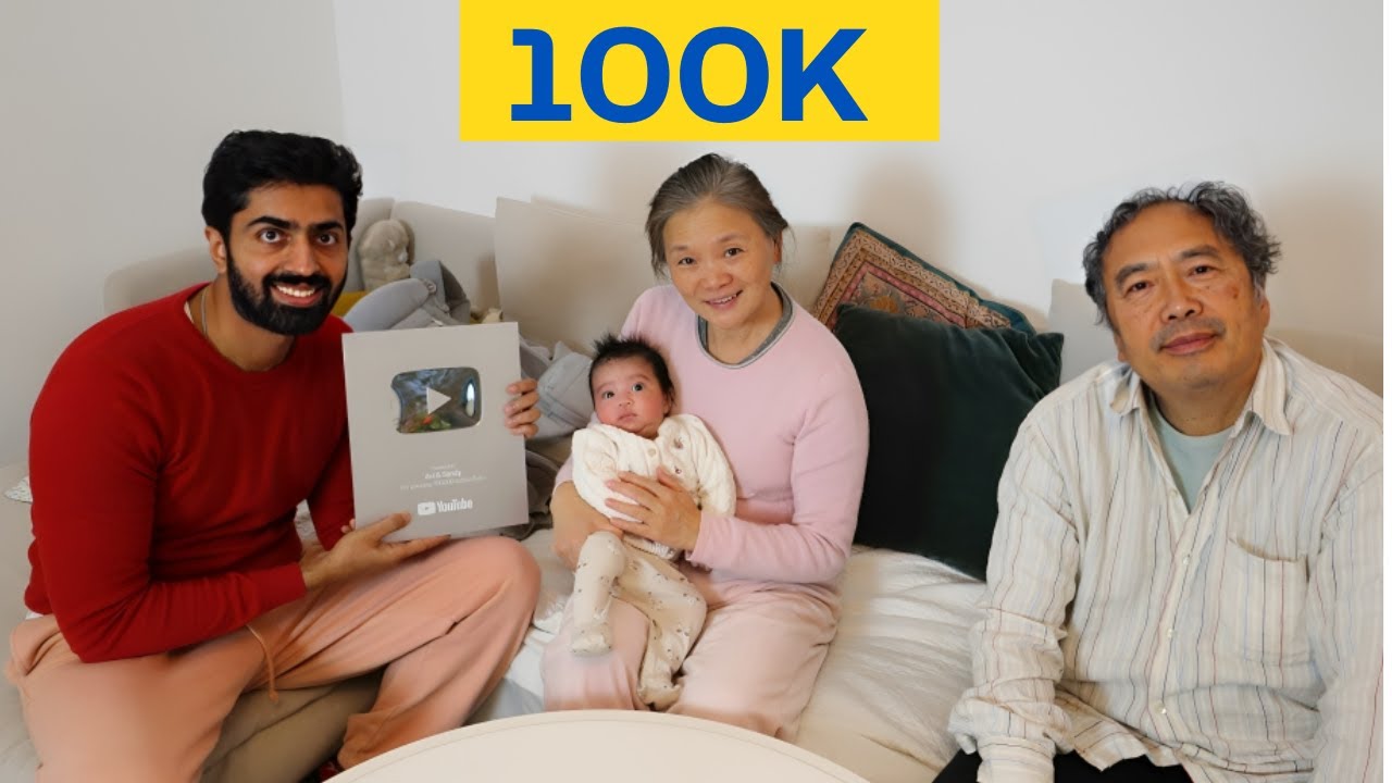 NDIAN CHINESE FAMILY CELBRATES 100k SUBS | THANK YOU