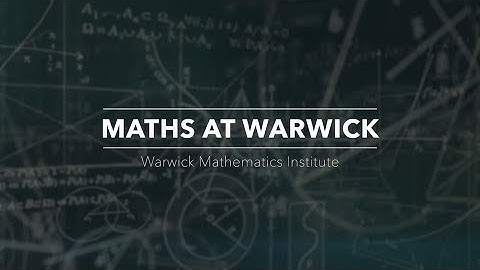 Maths at Warwick