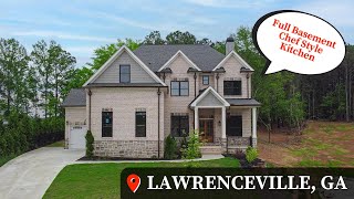 Living In Lawrenceville, GA | Elegant Home | 4-Sided Brick Home | Home Tour | Atlanta New Homes
