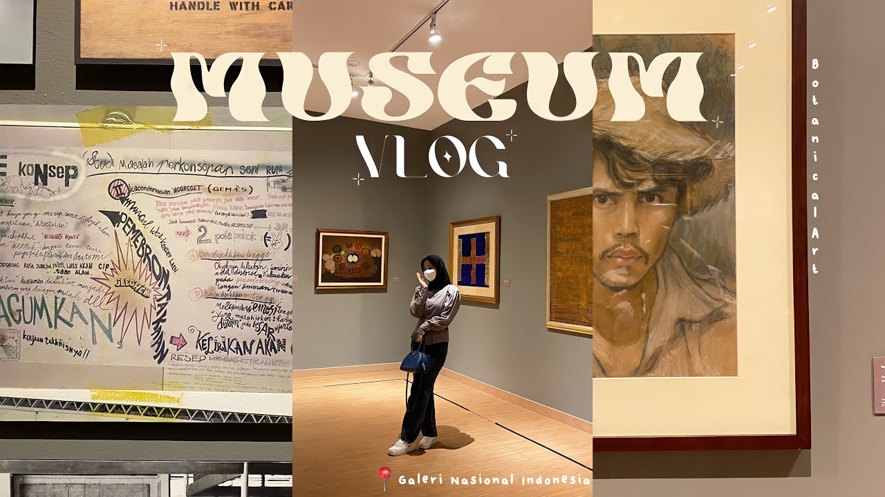 A day at the galeri nasional indonesia going out with friends, pameran