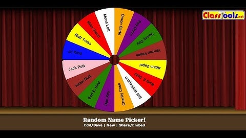 How to use the Random Name Picker it in your lessons