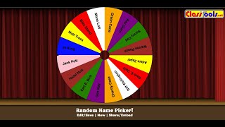 How to use the Random Name Picker it in your lessons