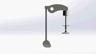 Animation of IC Engine Valve-Train at Cam lift = 6mm :