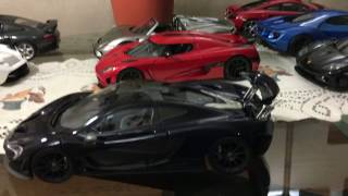 1/18 mclaren p1 by true scale model in amethyst black.