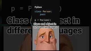 CLASS &amp; OBJECT In different languages #programming #techshorts