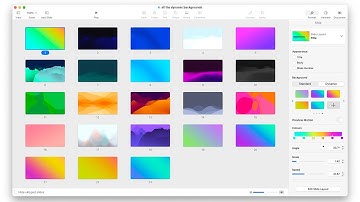 All the default Dynamic Backgrounds in Keynote 12.1 for a minute each