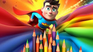 Coloring Book Superman - Coloring Book By KidsGame - Baby Games Videos screenshot 1