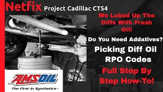 Cadillac CTS-4 Diff Fluid Change Made Easy & RPO Codes | Netfix Original Series: CTS-4 Build | Ep 2