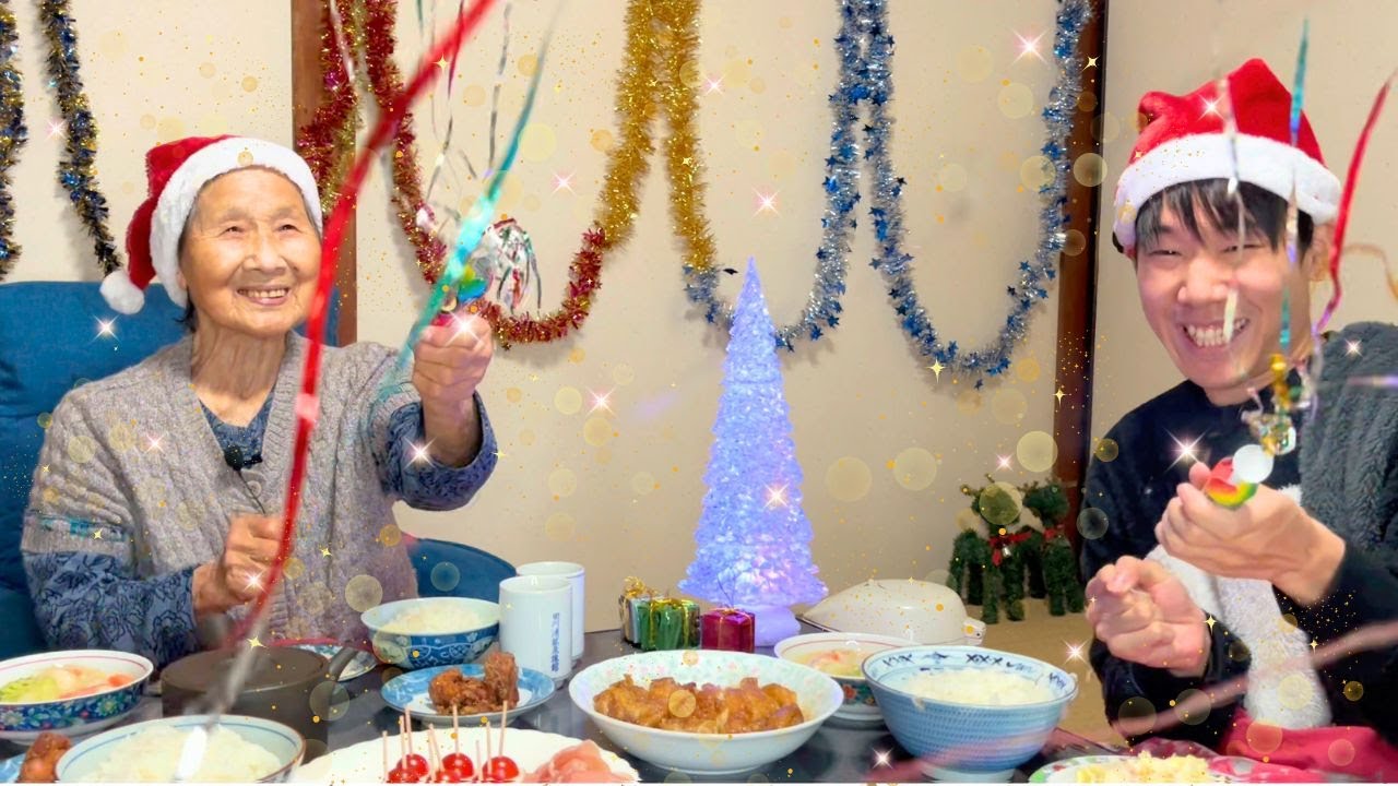Life in Japan] 93-year-old grandma and her grandson's Christmas