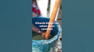 Tazama Kiwanda Kidogo Cha Sabuni Za Mchee Kaanzisha Nyumbani Kwake 