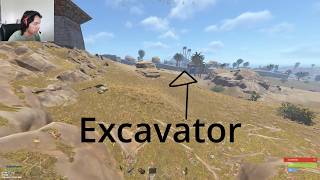 Living Next to a FULLY WALLED GIANT EXCAVATOR - Vanilla Rust