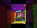 Minecraft but colorful 🥰 #minecraft #minecraftshorts #viral