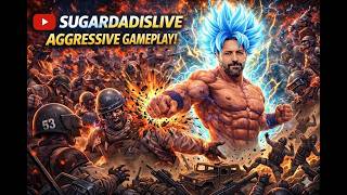 AGGRESSIVE GAMEPLAY | ONLY RUSH | WITH @SUGARDADISLIVE #bgmi  #pubg  #crateopening  #customroom
