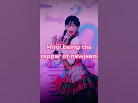 Minji being the rapper of Newjeans #minji #newjeans #nwjns (Tell me ...