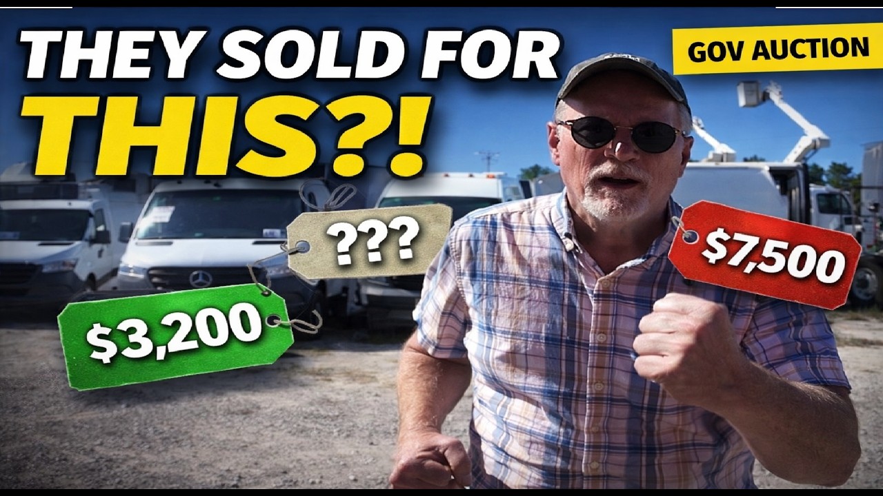 Real Government Auction Prices for Ford, Chevy and Ram Pickup Trucks (Feb 26 | Pt 1)