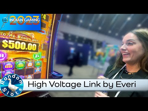 High Voltage Link Slot Machine by Everi at #IGTC2023