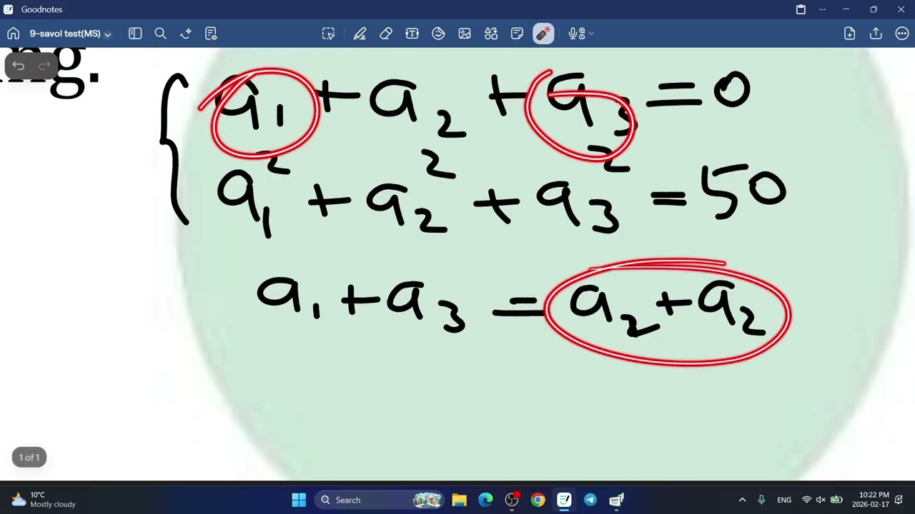 Milliy sertifikat 9-misol tahlili (MS) | Eng oson usulda 📈