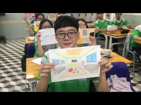 Video Học sinh lớp 11 vẽ Hình chiếu phối cảnh căn phòng II... - YouTube
