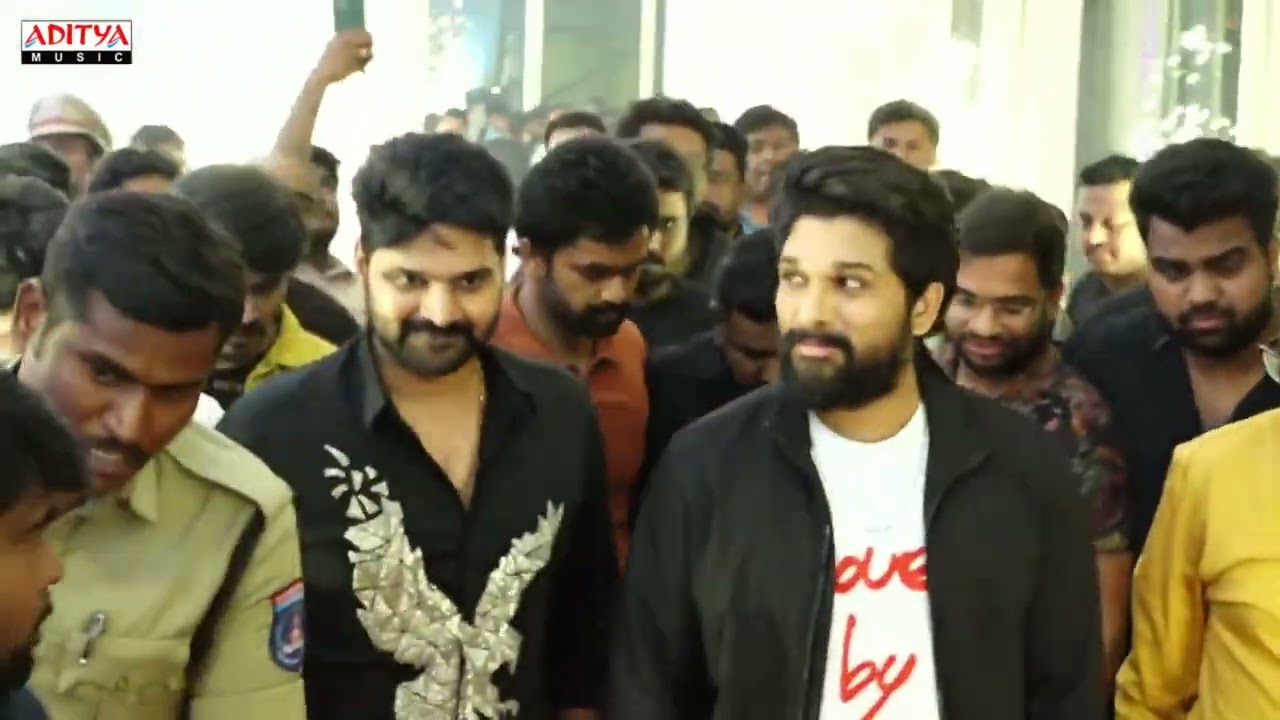 ICON Star Allu Arjun Entry | Alluri Pre Release Event | Sree Vishnu, Kayadu Lohar | Kayadu Lohar