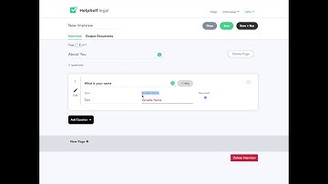 HelpSelf Tutorial 1: Basics of Document Automation